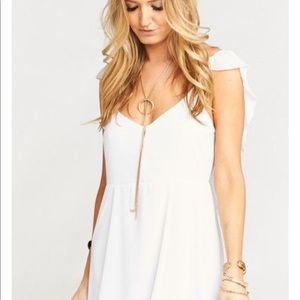 NWT White Delilah Dress